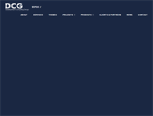 Tablet Screenshot of dcg-consulting.com